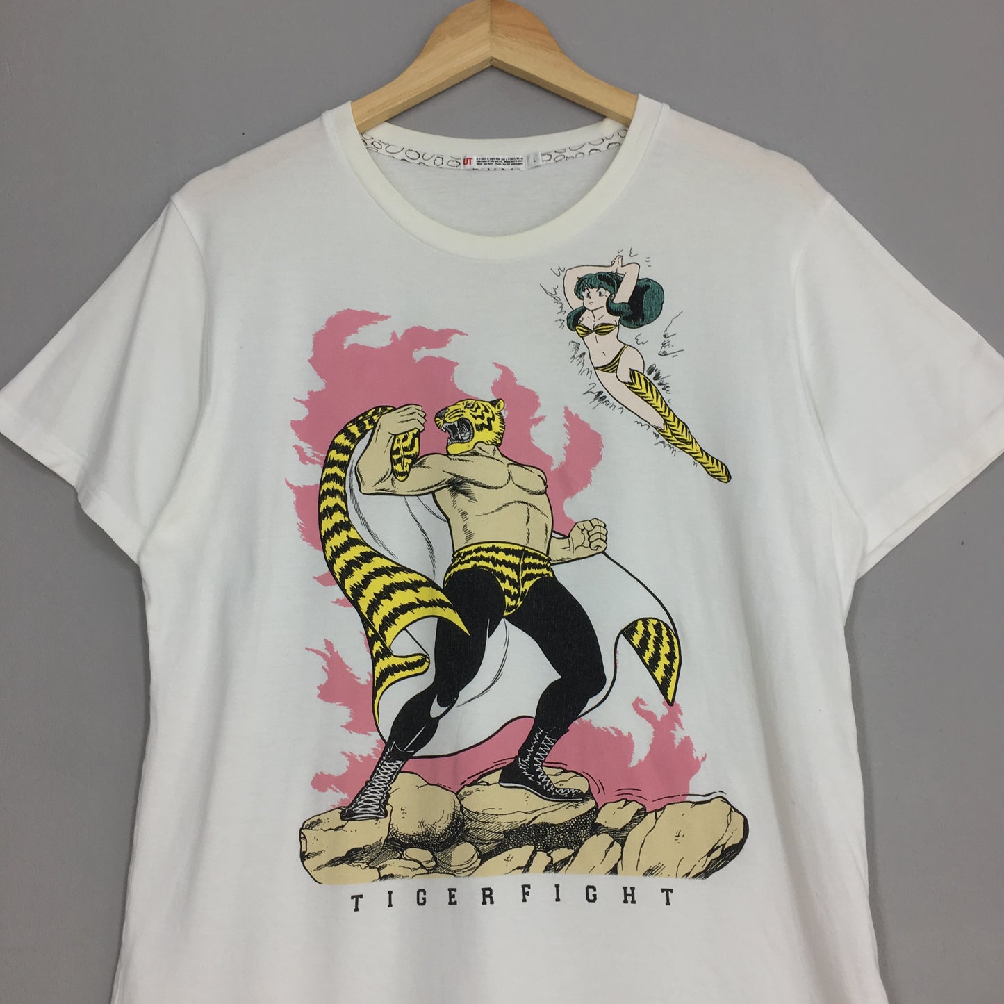 Urusei Yatsura Tiger Fight Anime Manga Tshirt Size L