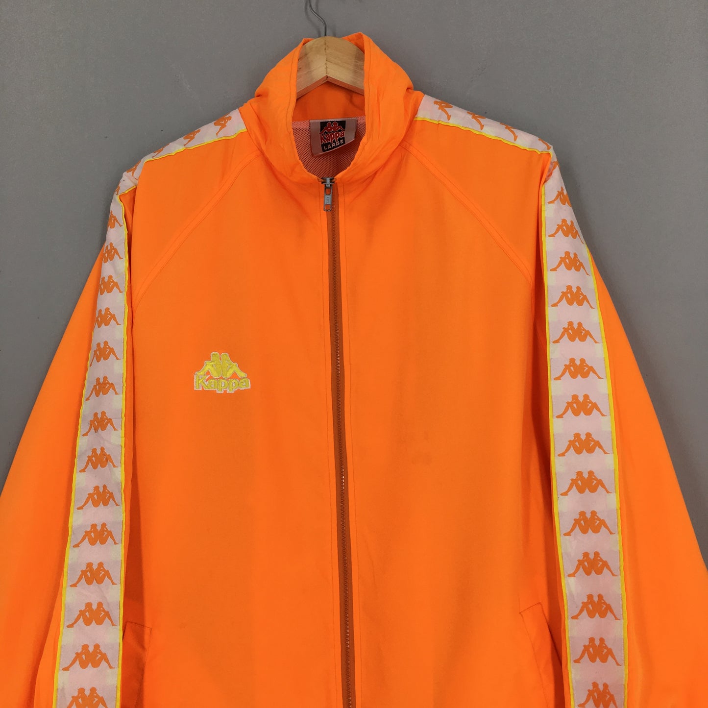 Kappa Sport Italia Tracksuit Orange Jacket Large