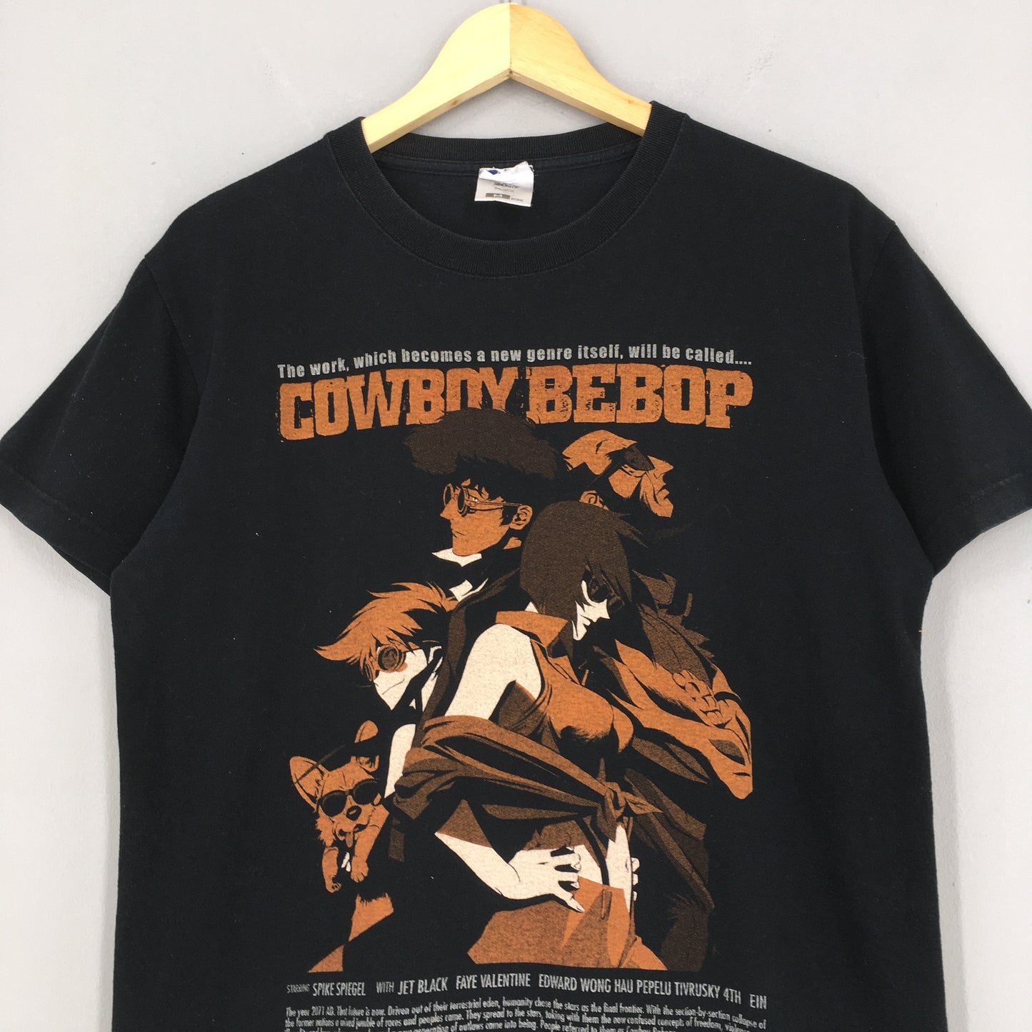 Cowboy Bebop Japanese Anime Manga Black Tshirt