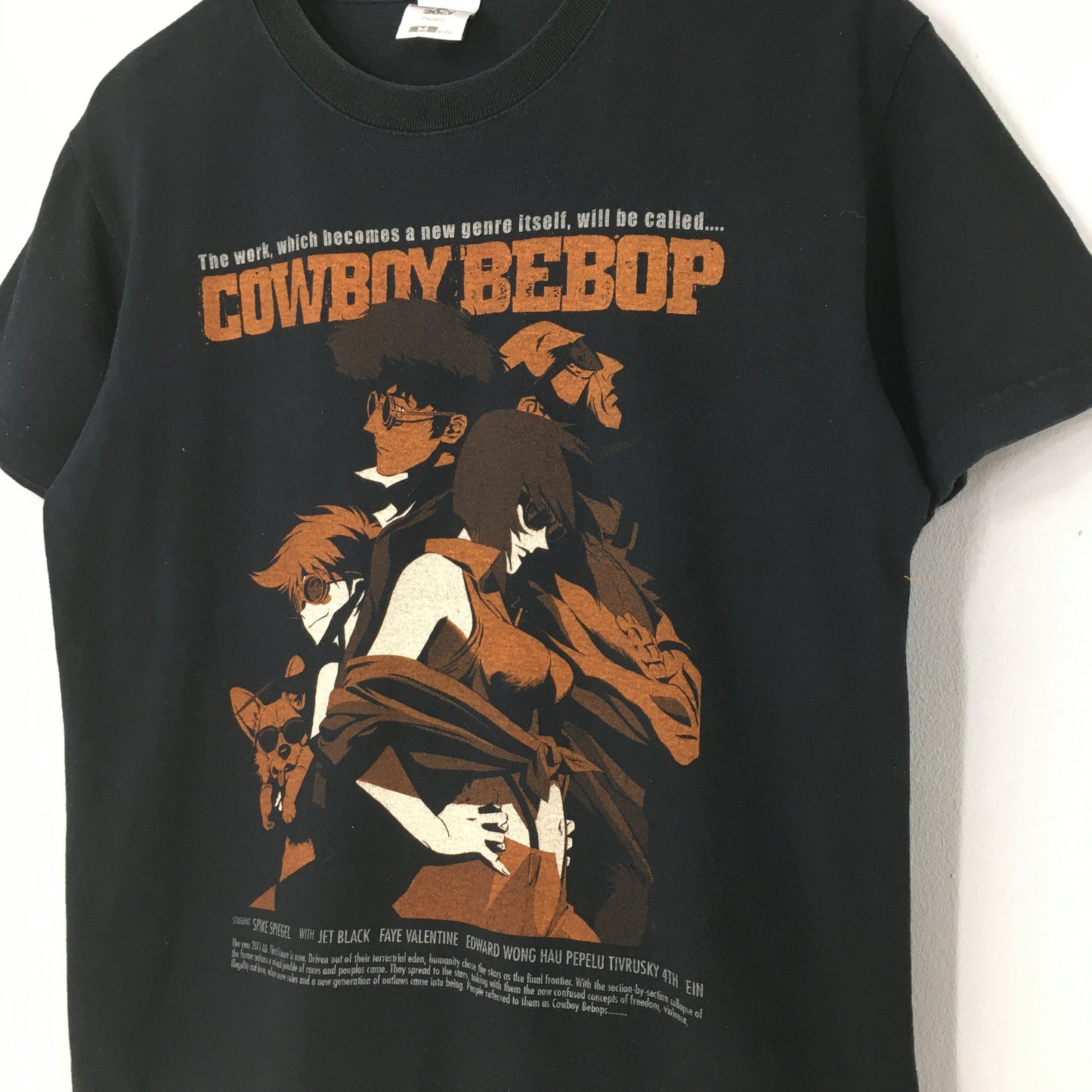 Cowboy Bebop Japanese Anime Manga Black Tshirt