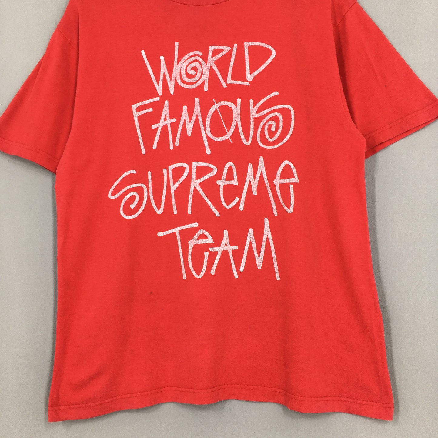 Supreme World Famous Supreme Team Spell T shirt Large