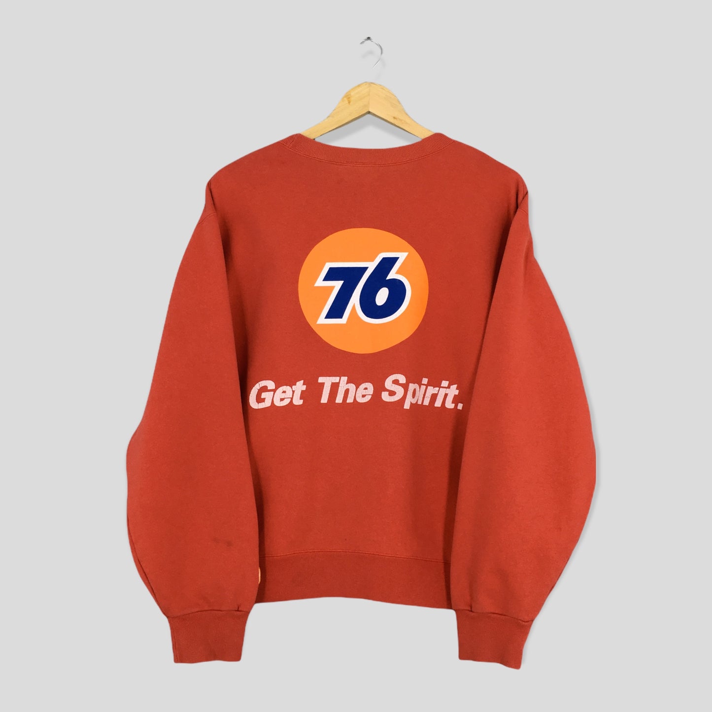 Vintage 76 Lubricants Get The Spirit Racing Red Sweatshirt Small