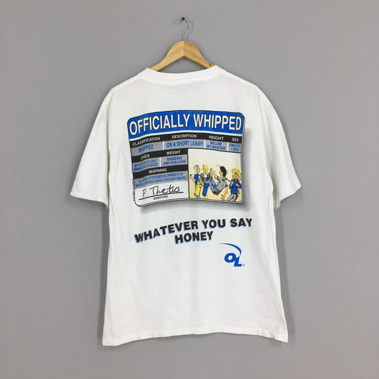 Officially Whipped Tshirt Large