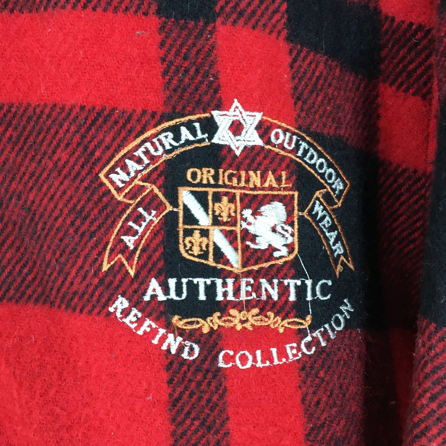 Checkered Red Tartan Zipper Jacket