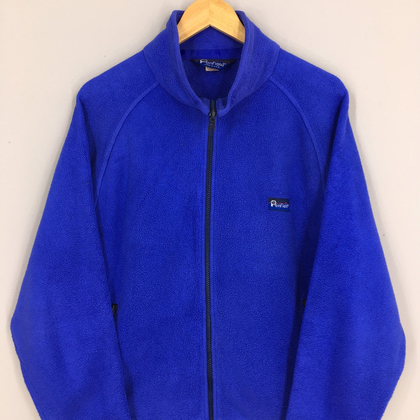 Penfield Fleece Blue Sweater Jacket Medium