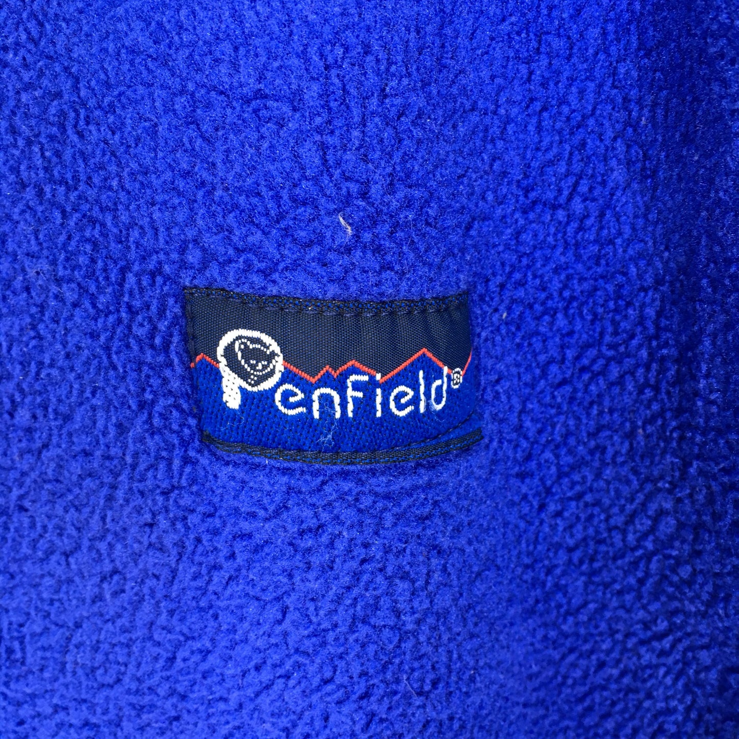 Penfield Fleece Blue Sweater Jacket Medium