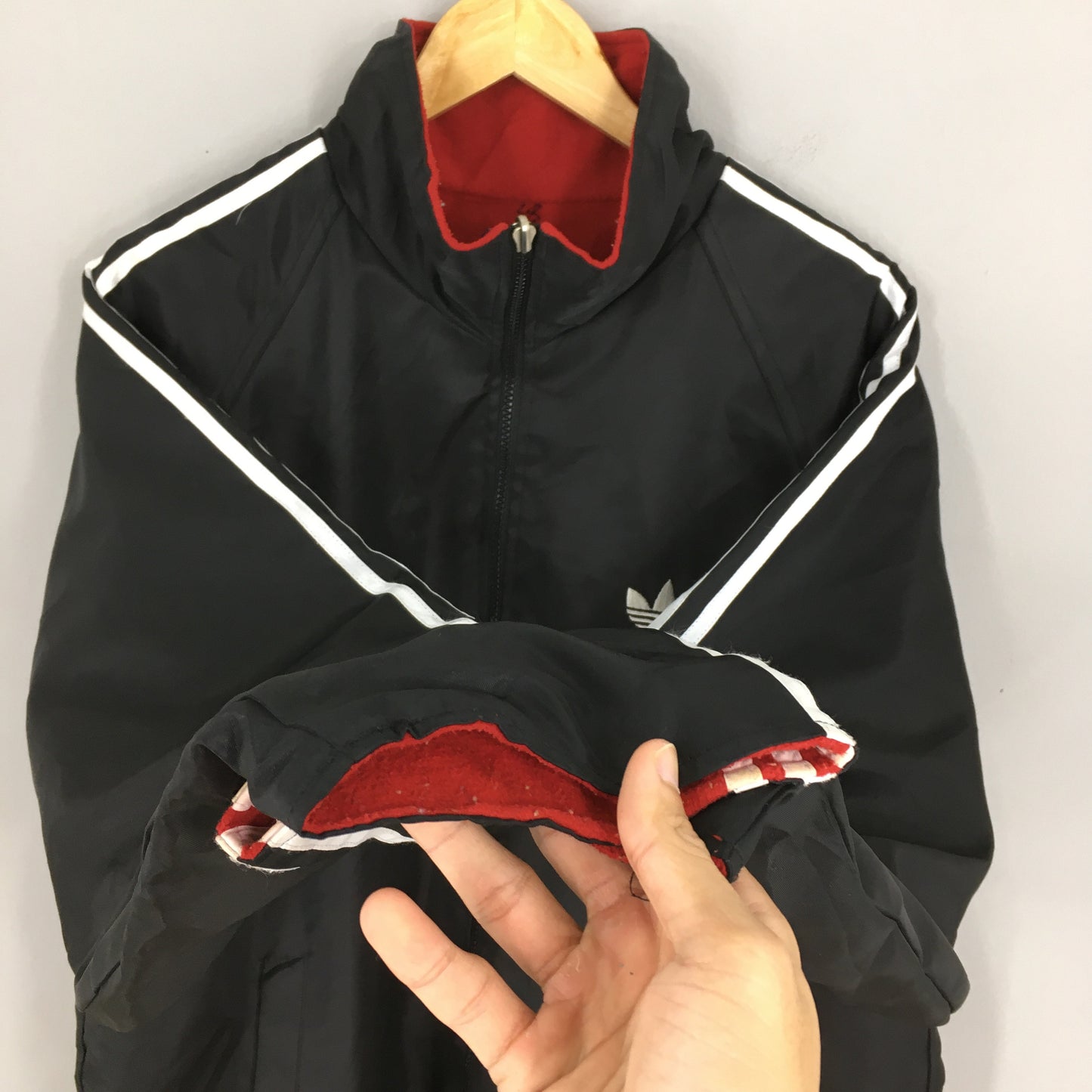 Adidas Parka Jacket Large Reversible