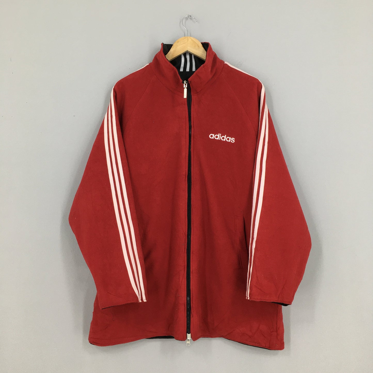 Adidas Parka Jacket Large Reversible