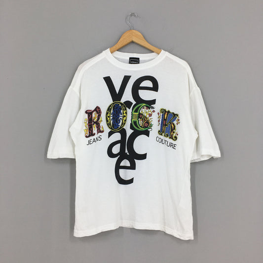 Versace Rock White Tshirt Small