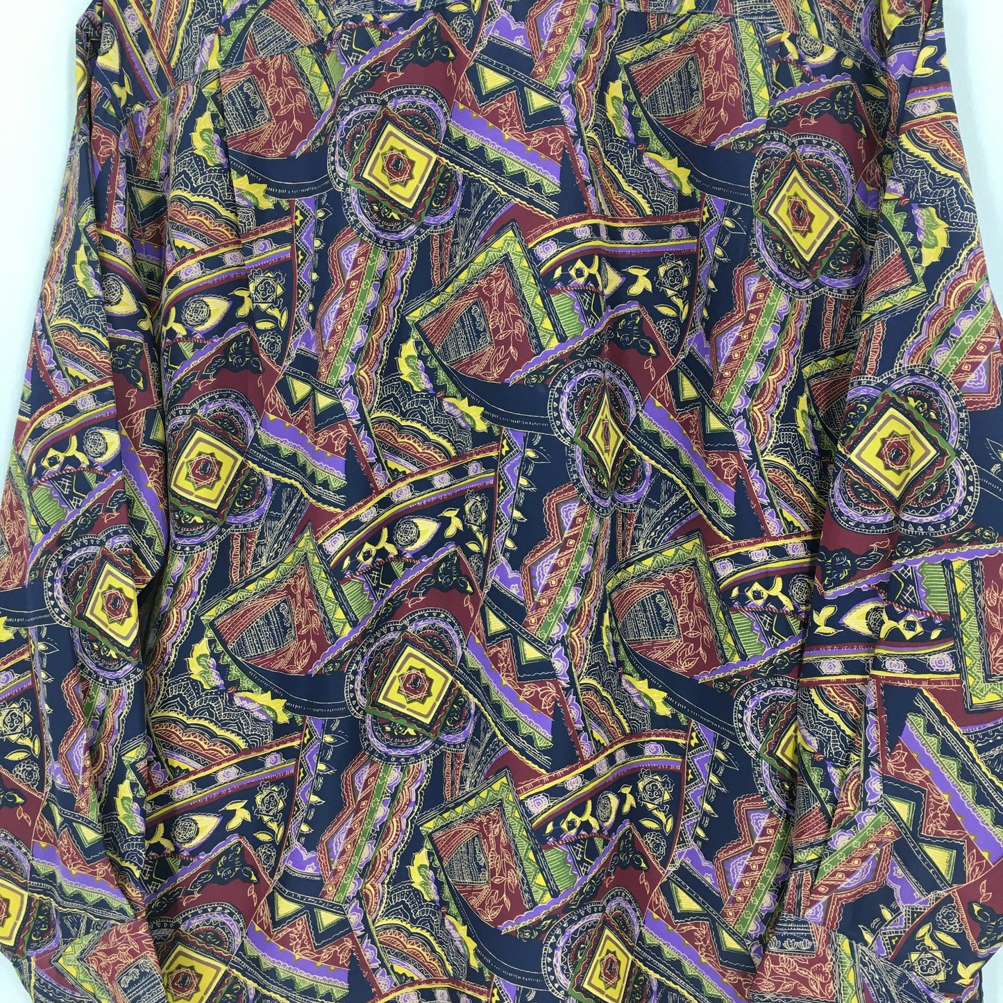 Psychedelic Fashion Polyester Baroque Shirt Large