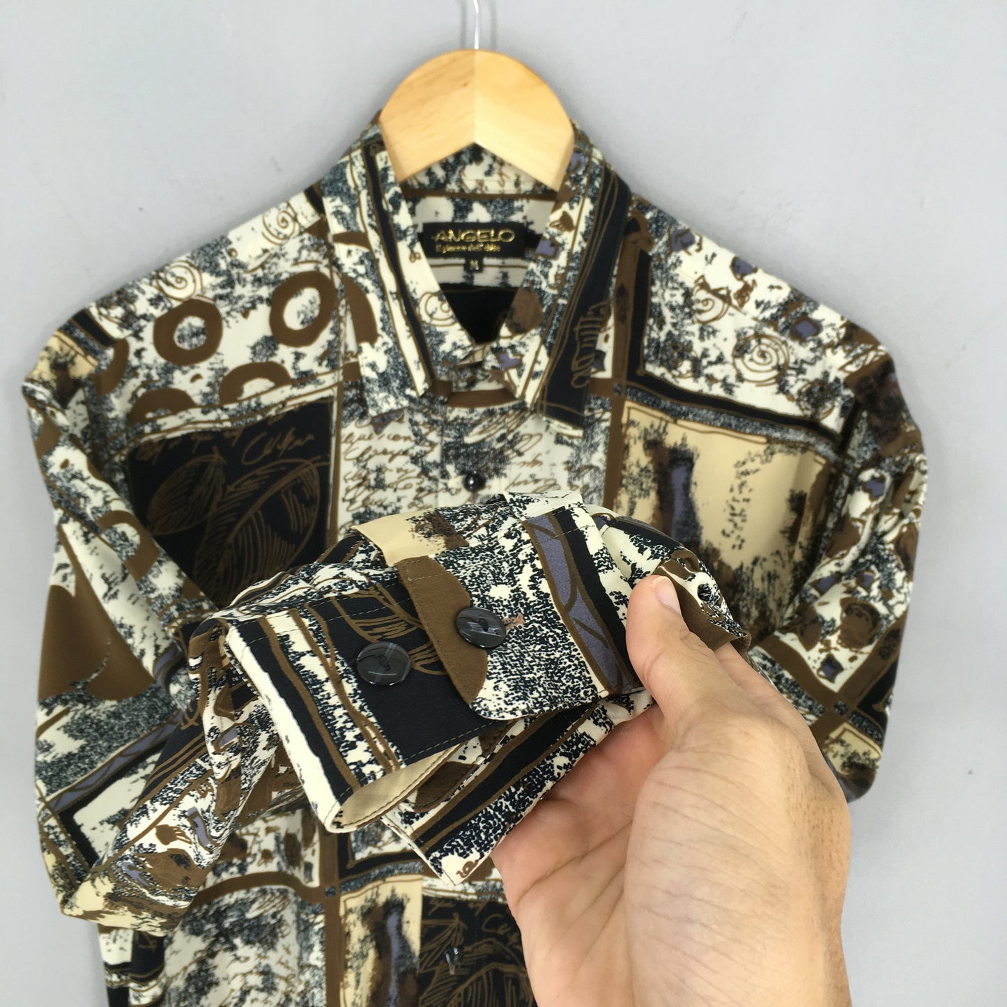Floral Psychedelic Abstract Shirt Medium