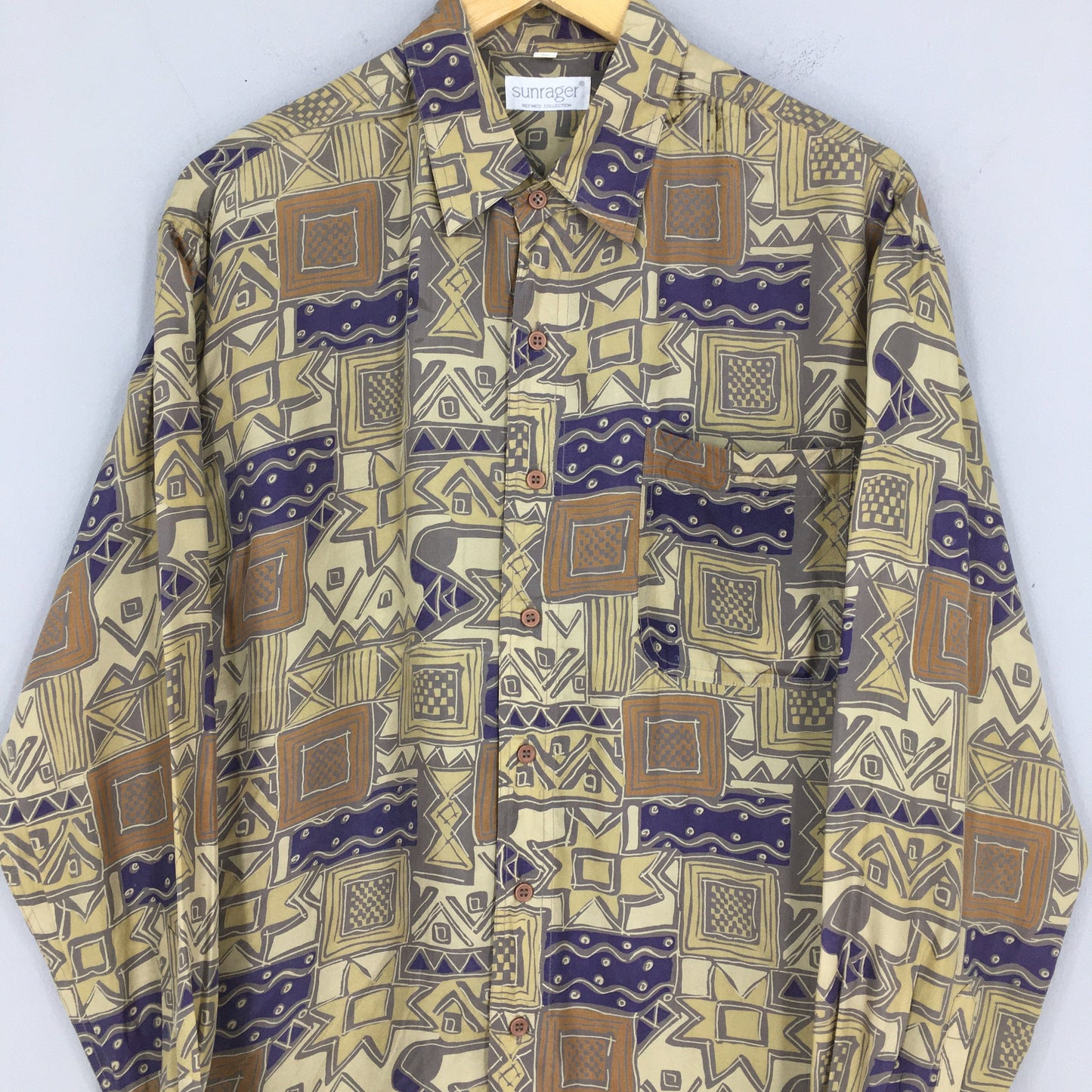 Abstract Pattern Tribal Shirt Medium