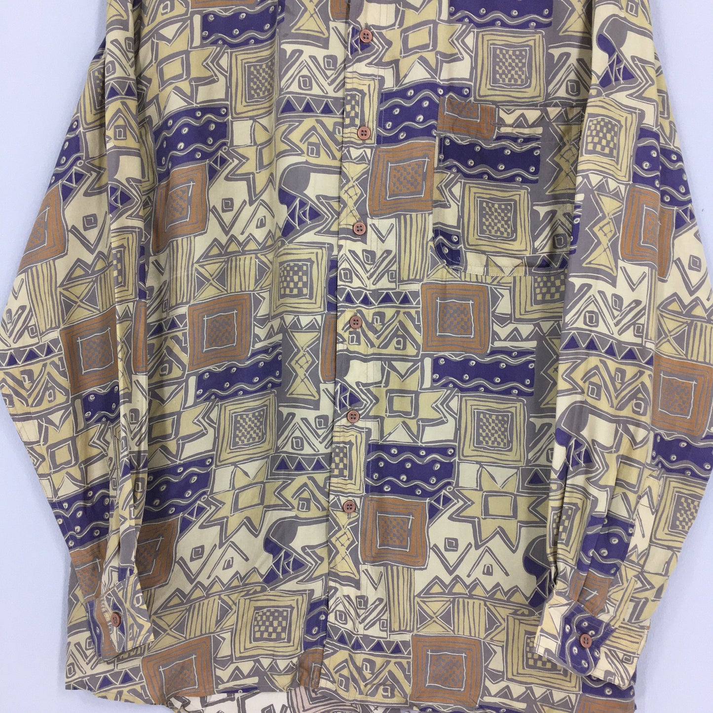 Abstract Pattern Tribal Shirt Medium