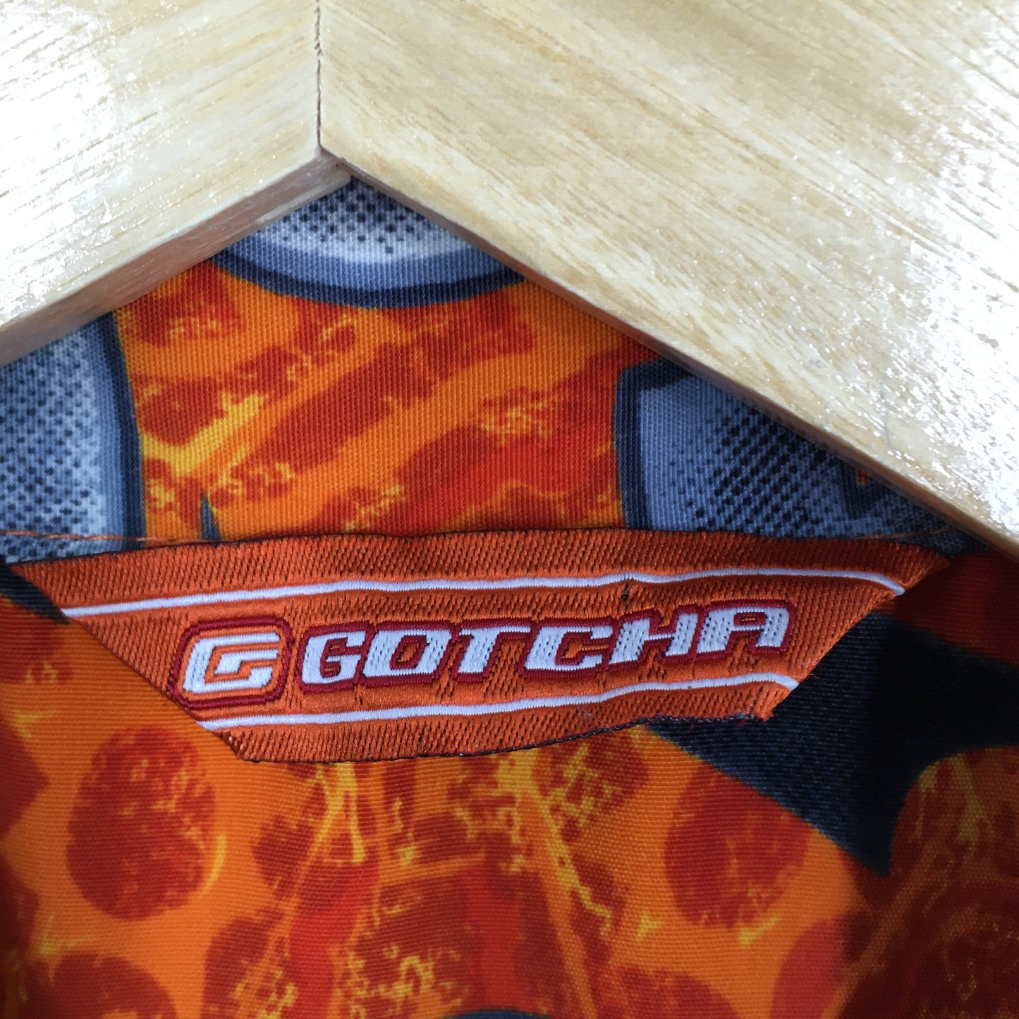 Gotcha Surfing Fire Flame Hawaiian Shirt