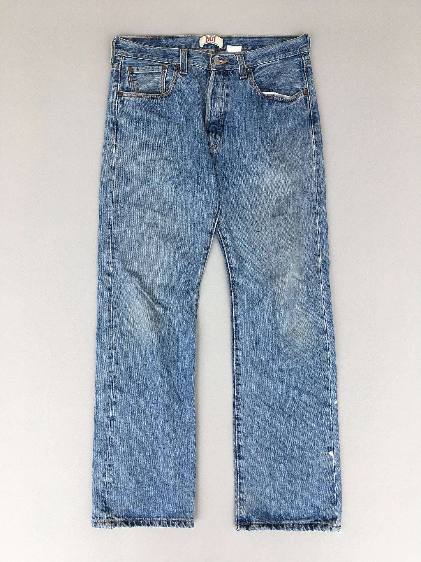 Size 30 Levis 501 Original Jeans High Waisted