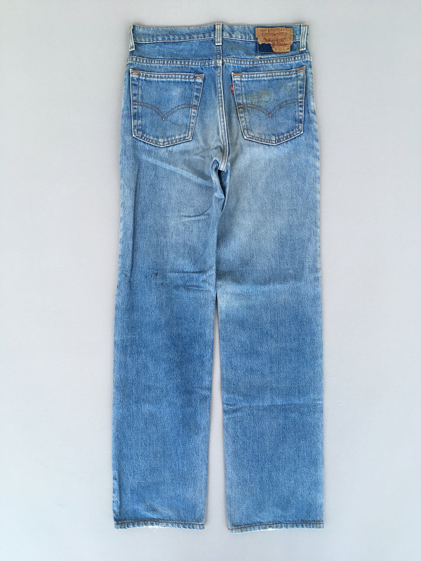 Size 30x31 Levis 501 Jeans Light Blue Washed Jeans