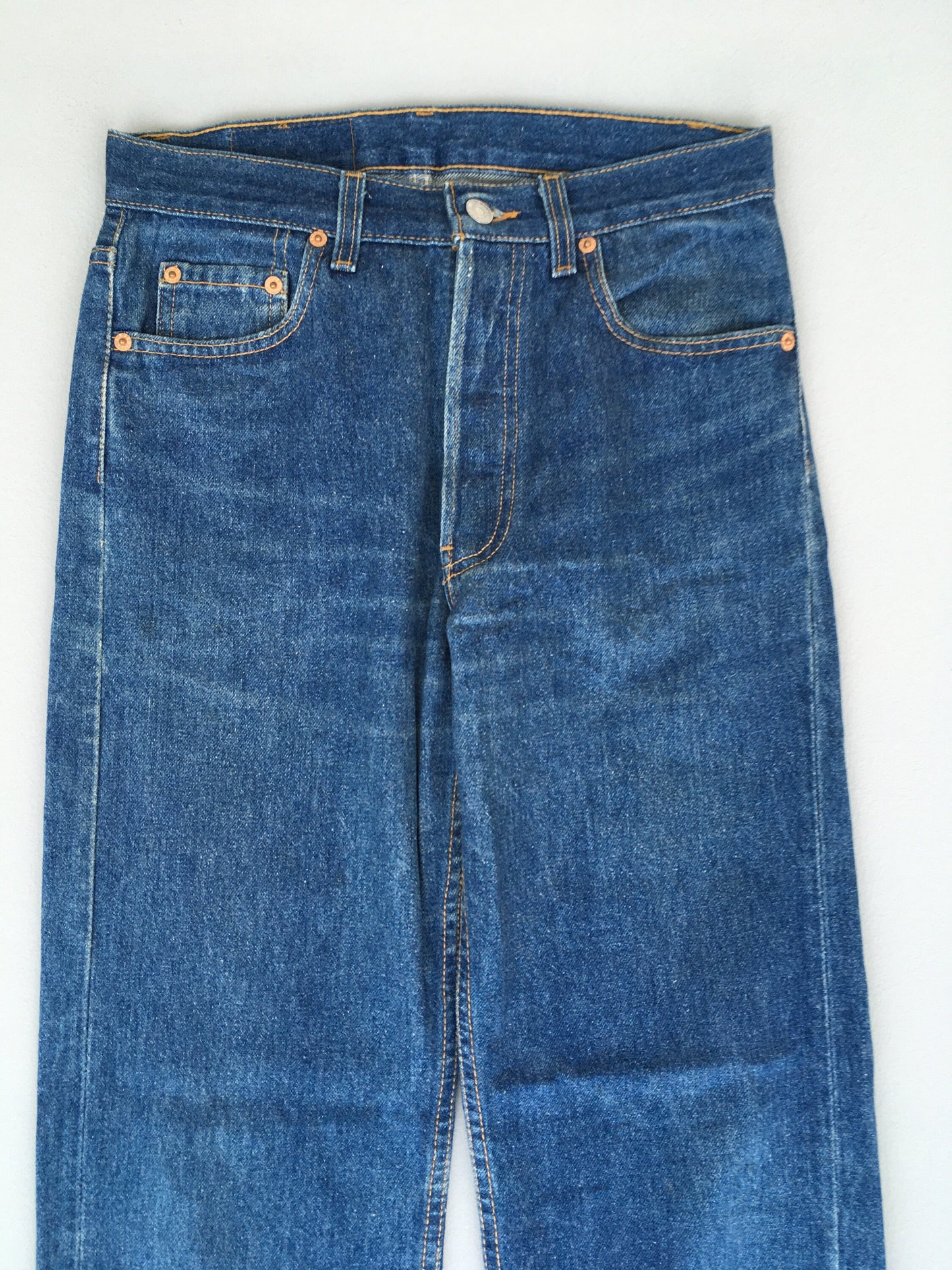 Size 28x29 Levi's 501 Indigo Dark Blue Jeans