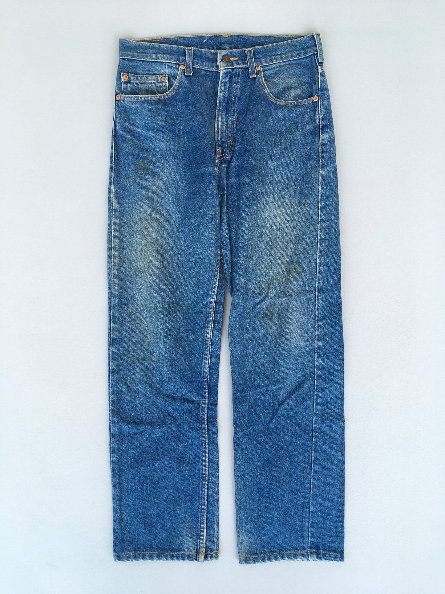 Size 30x27.5 Levis 505 Regular Fit Stonewash Jeans