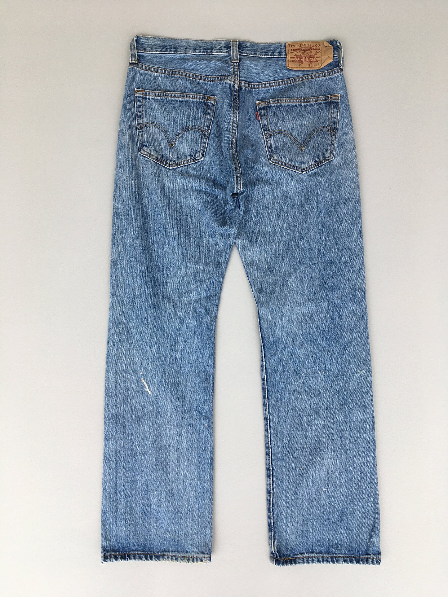 Size 30 Levis 501 Original Jeans High Waisted