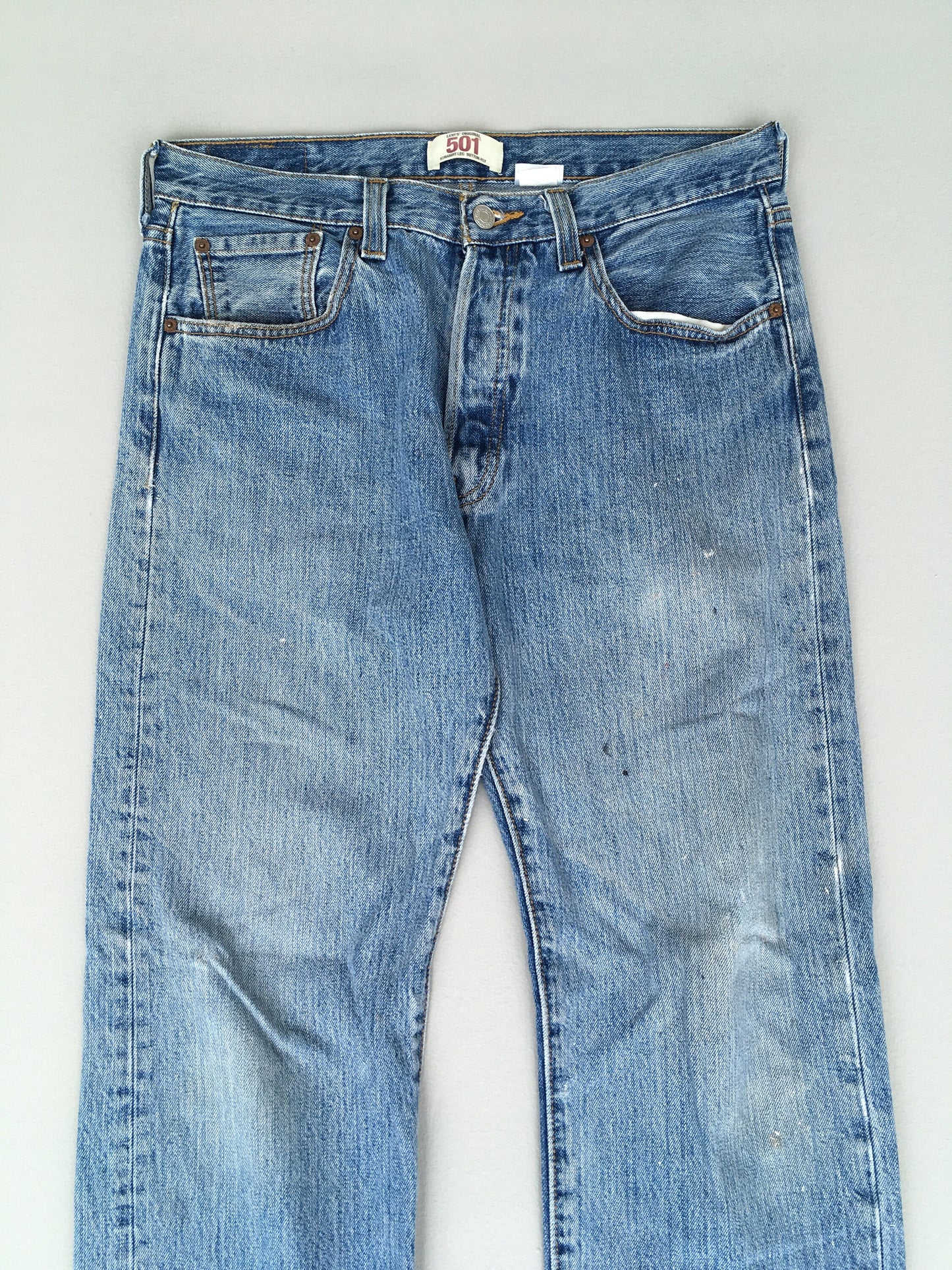 Size 30 Levis 501 Original Jeans High Waisted