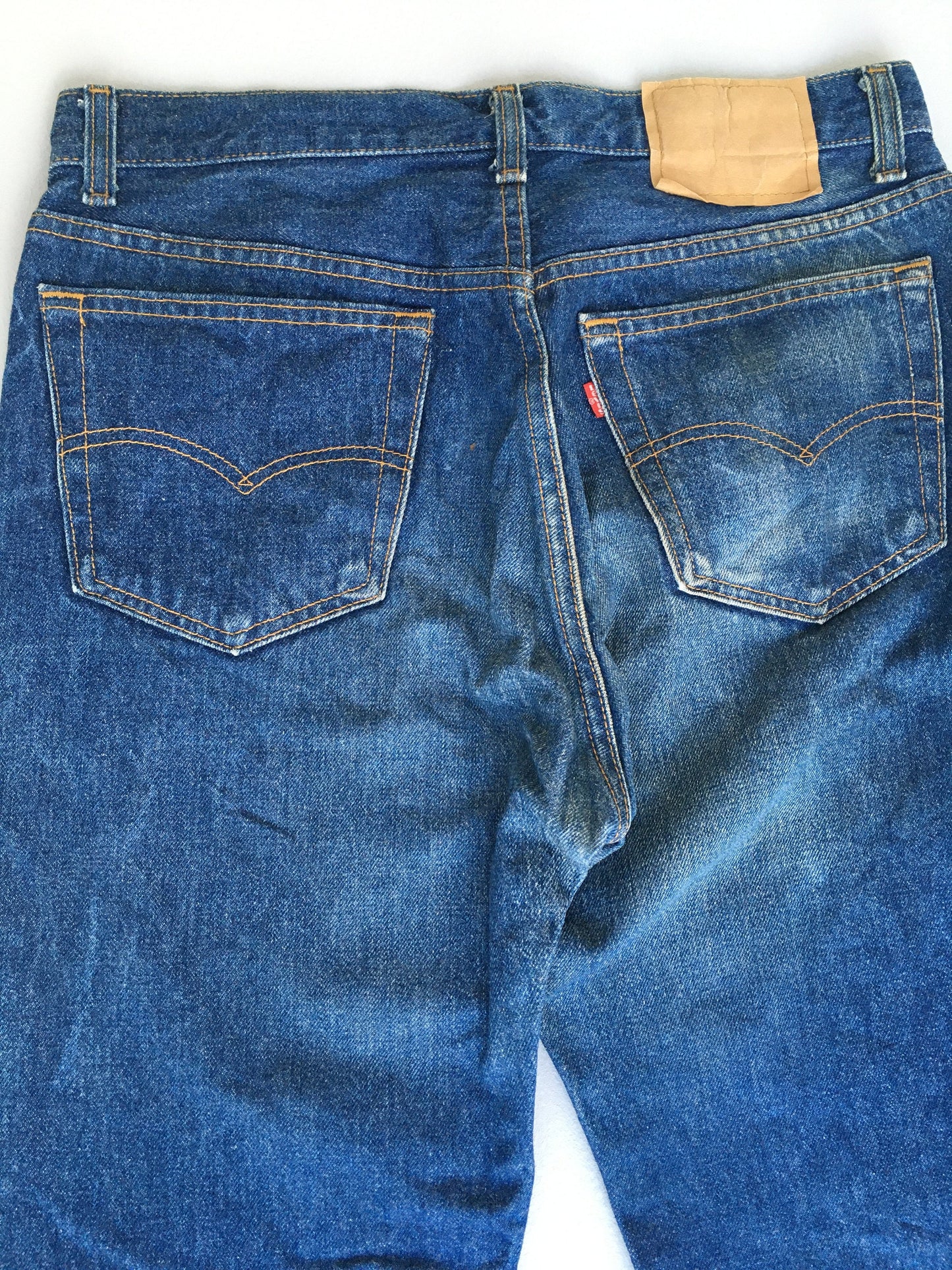 Sz 30 Levis 501 Men Denim Jeans High Waisted