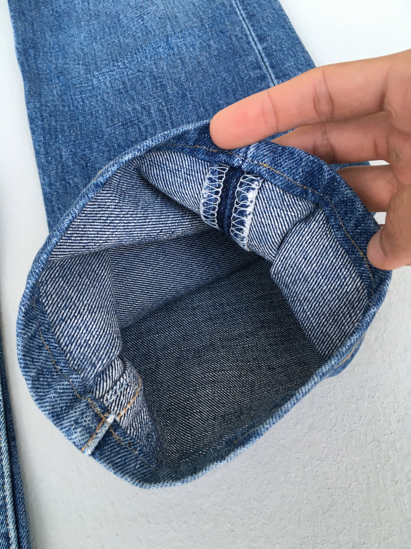 Size 28 Levis 501 Usa Blue Jeans High Waisted