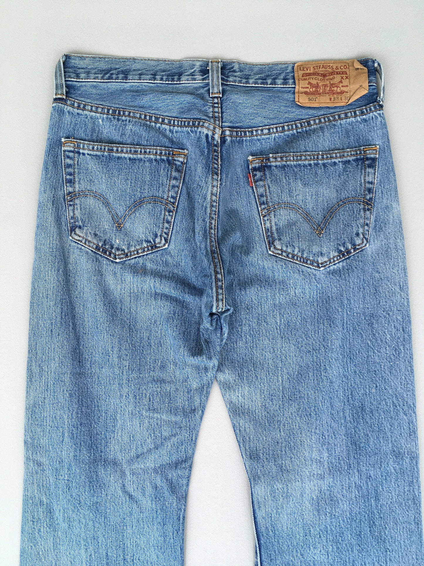 Size 30 Levis 501 Original Jeans High Waisted