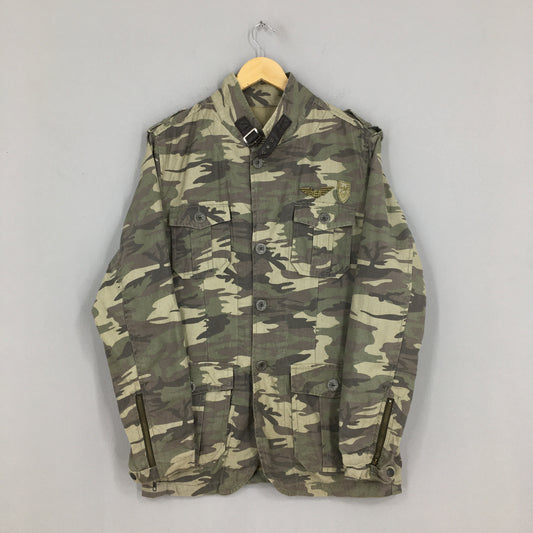 M-65 Field Jacket Camo Size Large