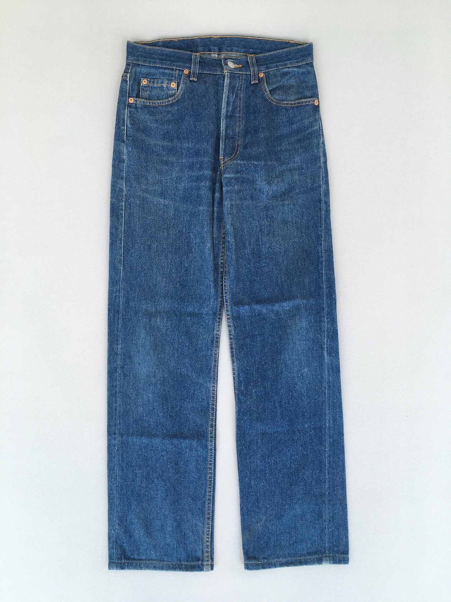 Size 28x29 Levi's 501 Indigo Dark Blue Jeans