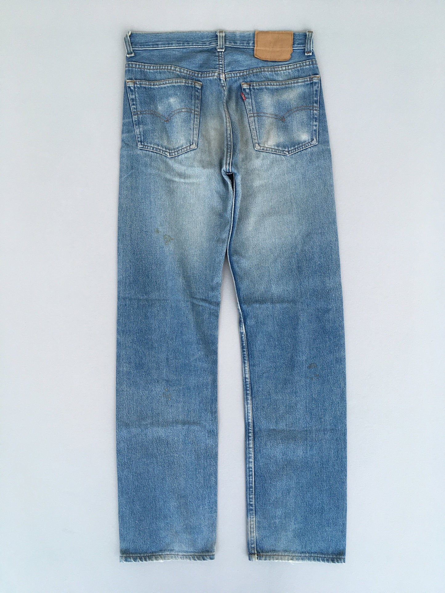 Size 28x30 Levi's 501 Faded Blue Dirty Jeans