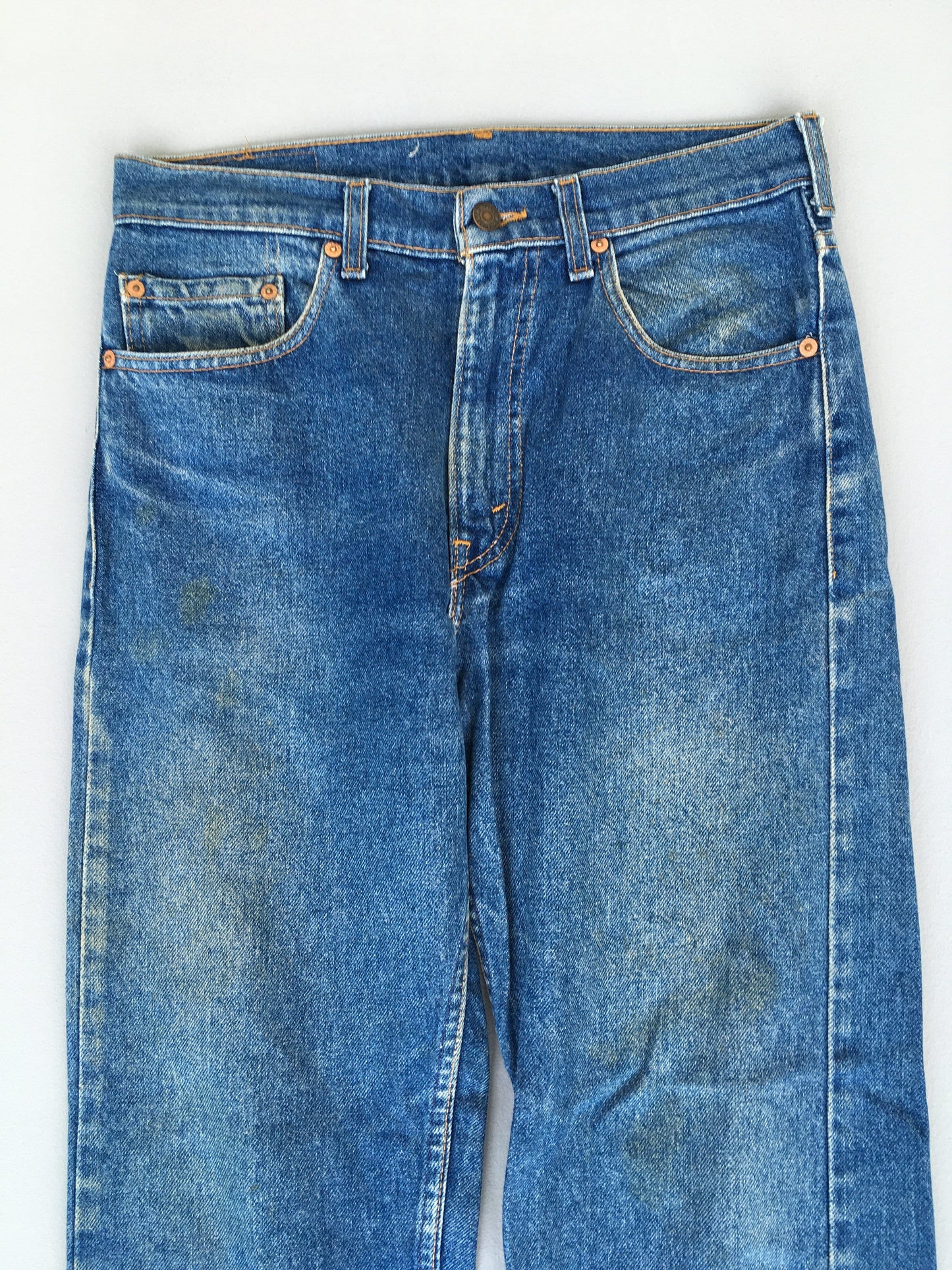 Size 30x27.5 Levis 505 Regular Fit Stonewash Jeans