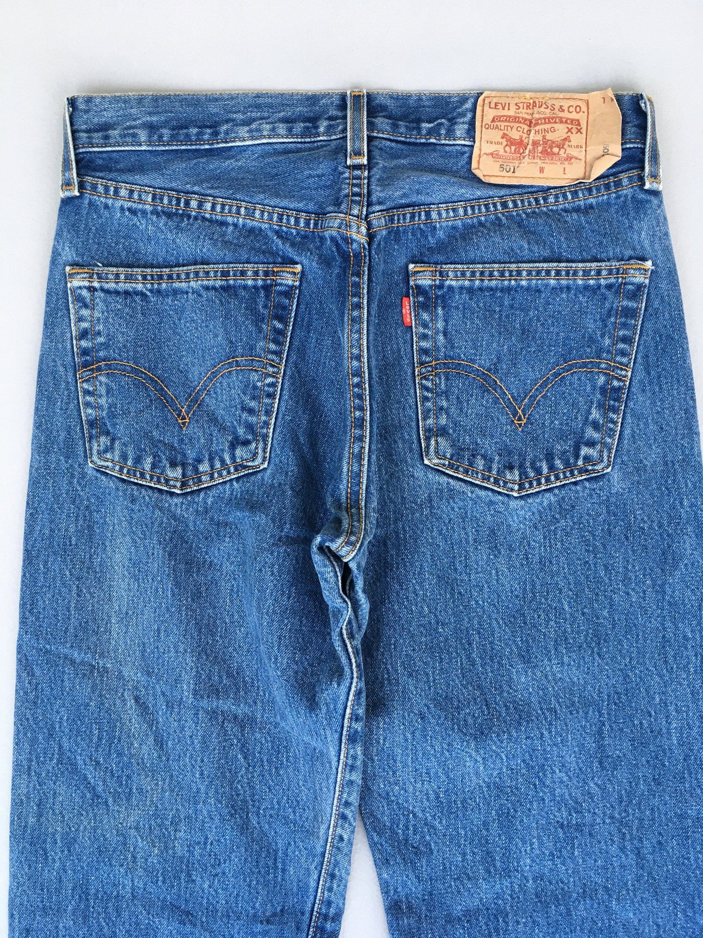 Size 28x31.5 Levi's 501 Stonewash Jeans