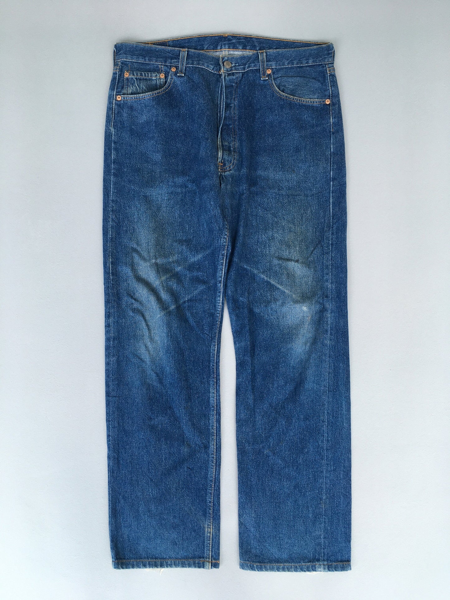 Size 35x30 Levis 501 Indigo Blue Jeans