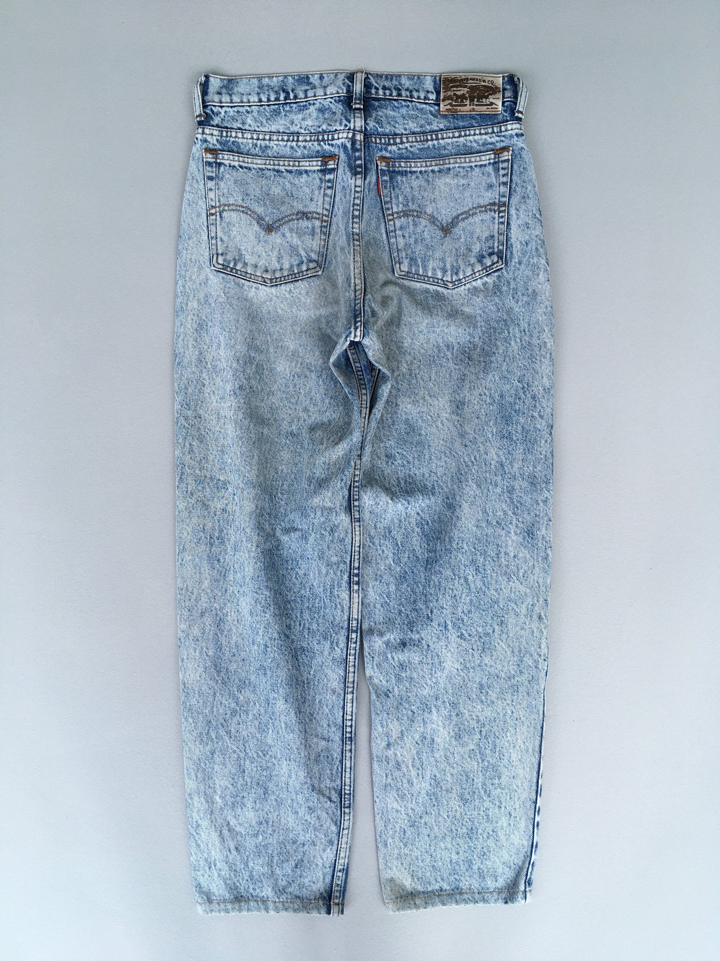 Size 29x28 Levi's Acid Wash Jeans High Waisted