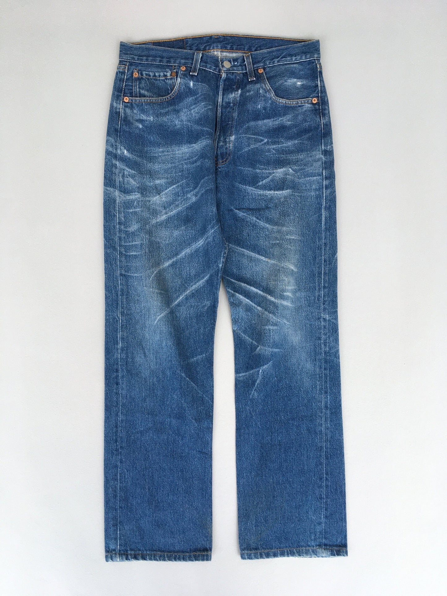 Size 30x30.5 Levi's 501 Indigo Blue Jeans