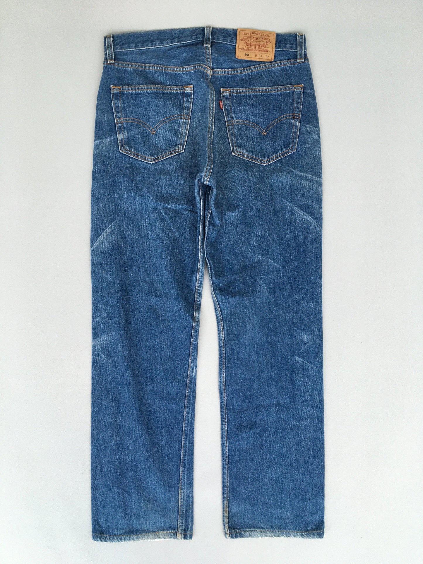 Size 30x30.5 Levi's 501 Indigo Blue Jeans