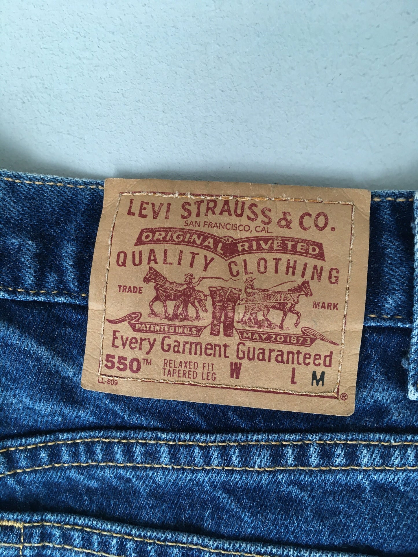 Size 28x26.5 Levis 550 Jeans Relaxed Fit