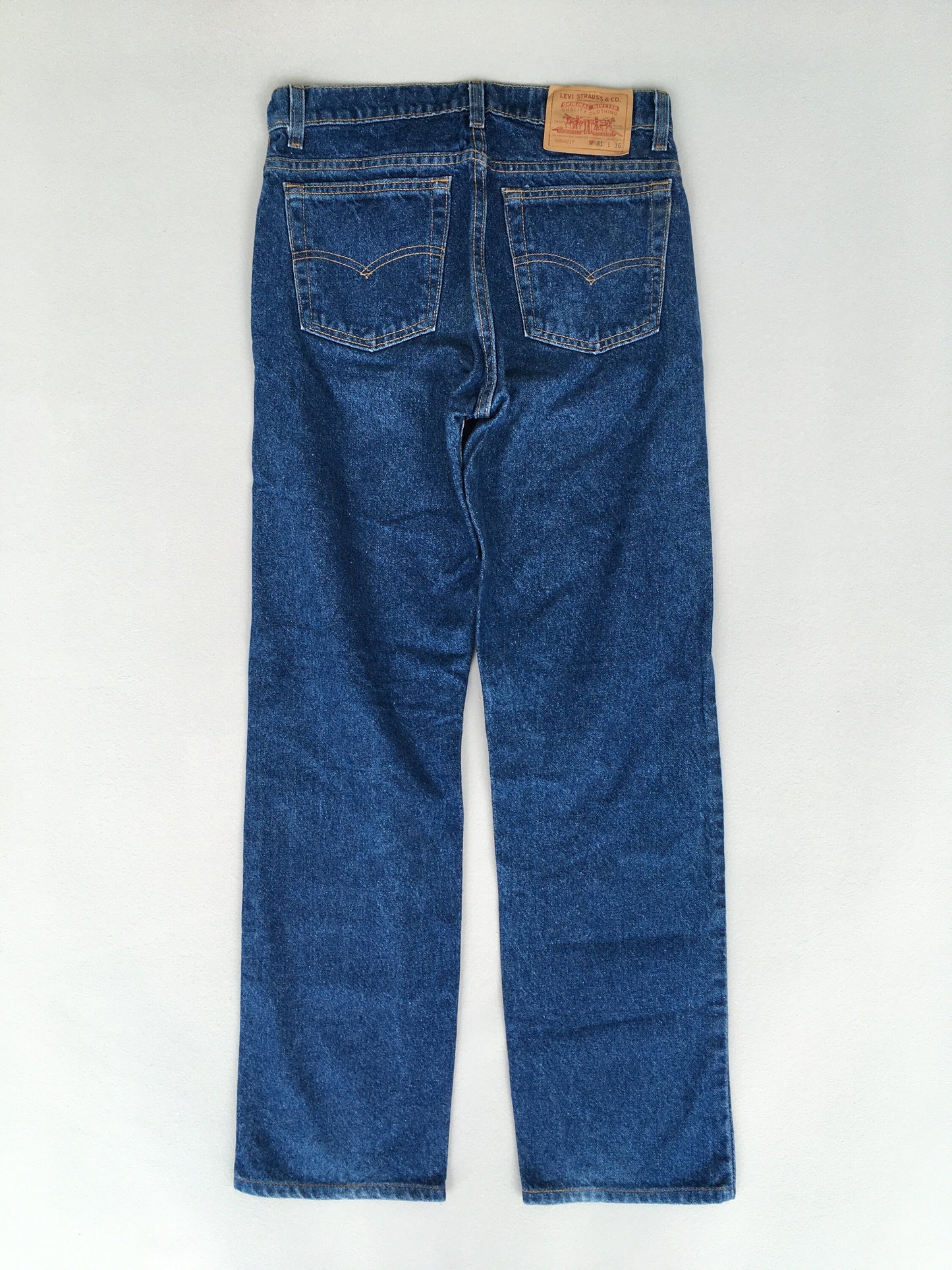 Size 29x30 Levis 505 Regular Fit Stonewash Jeans