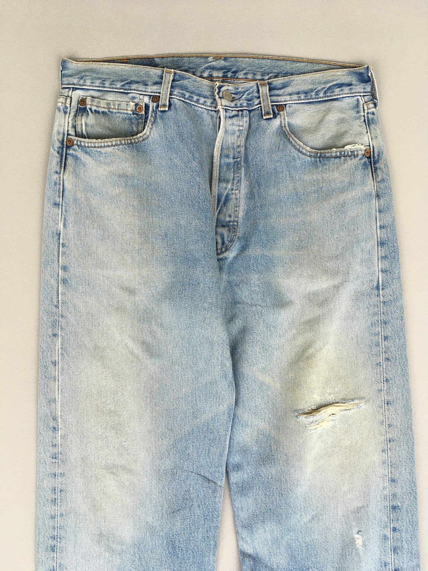 Size 32x29 Levis 501 Jeans Stones Washed