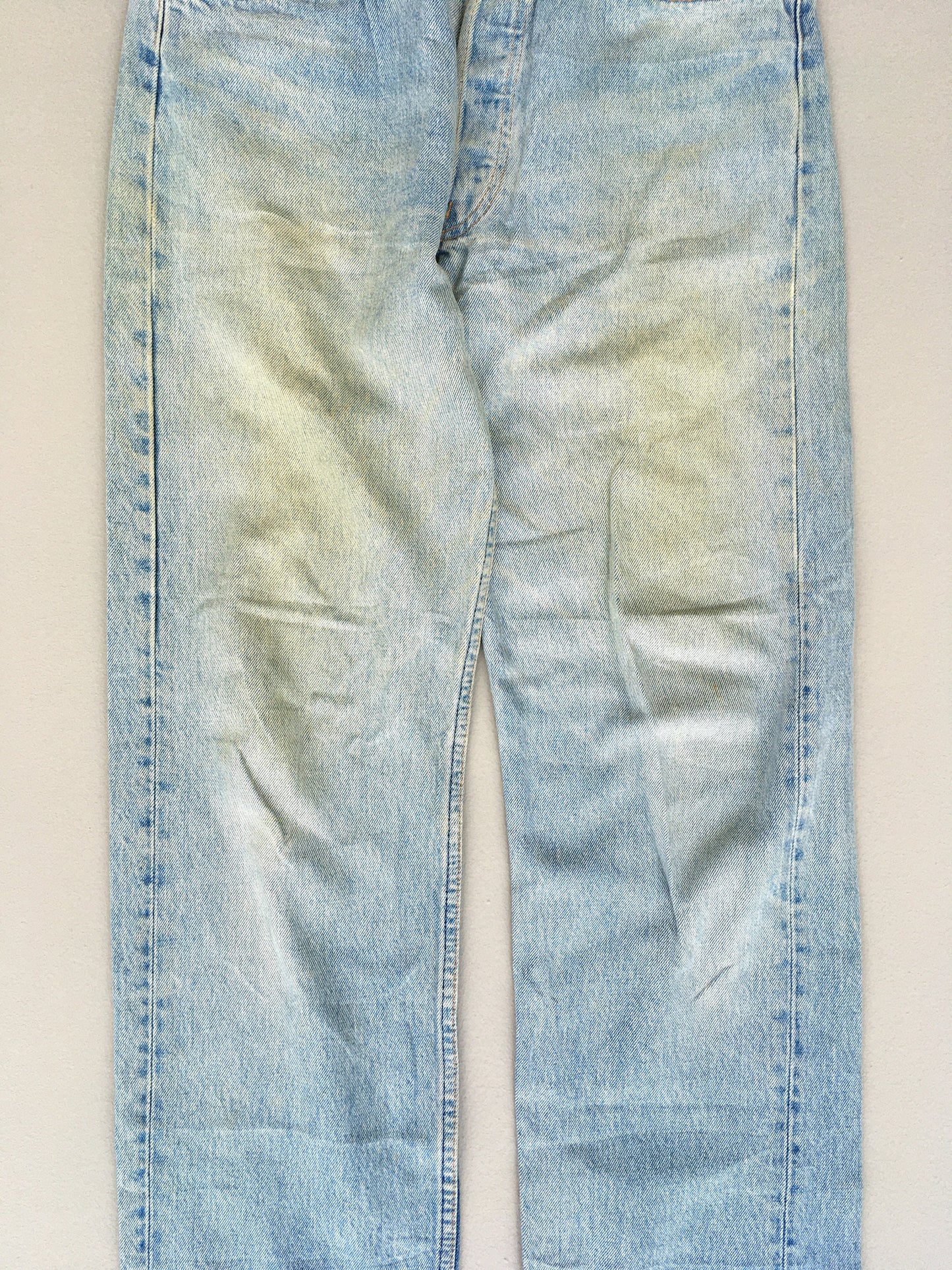 Levi's 501 Denim Jeans Light Washed Size 30x33.5