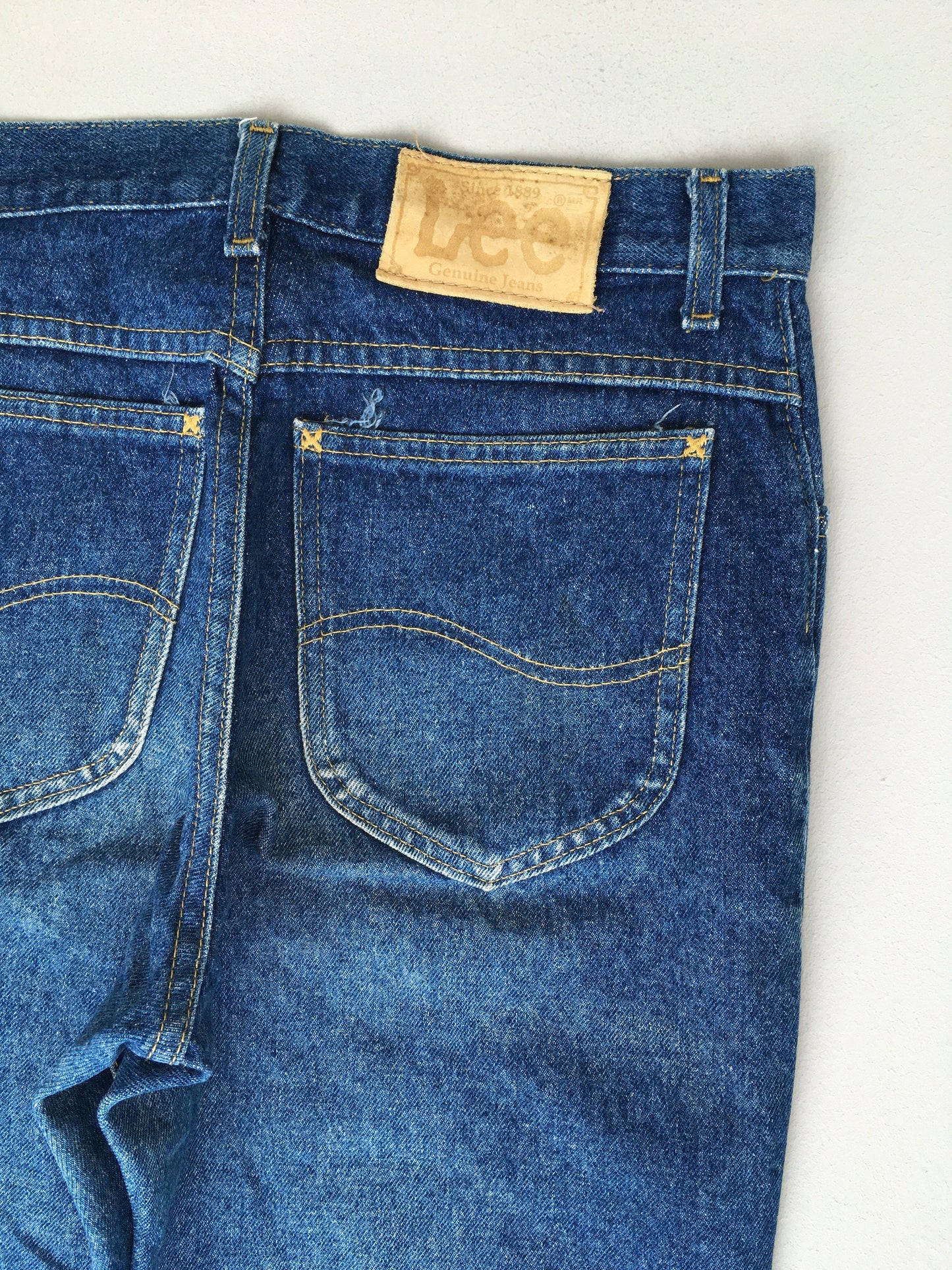 Lee Riders Dark Blue Jeans Size 31x30 Vintage