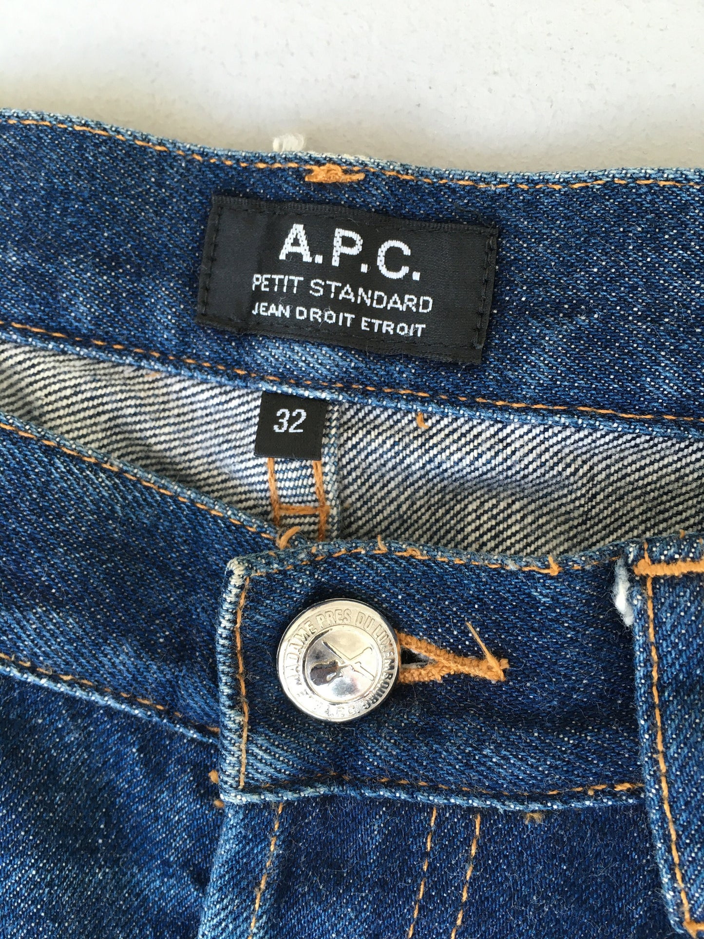 APC France Redline Selvedge Jeans Size 32x34