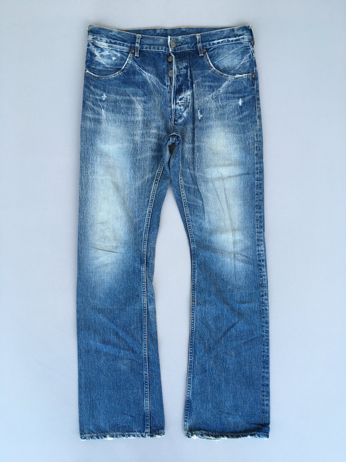 Eternal Indigo Japan Ripped Denim Size 32x32