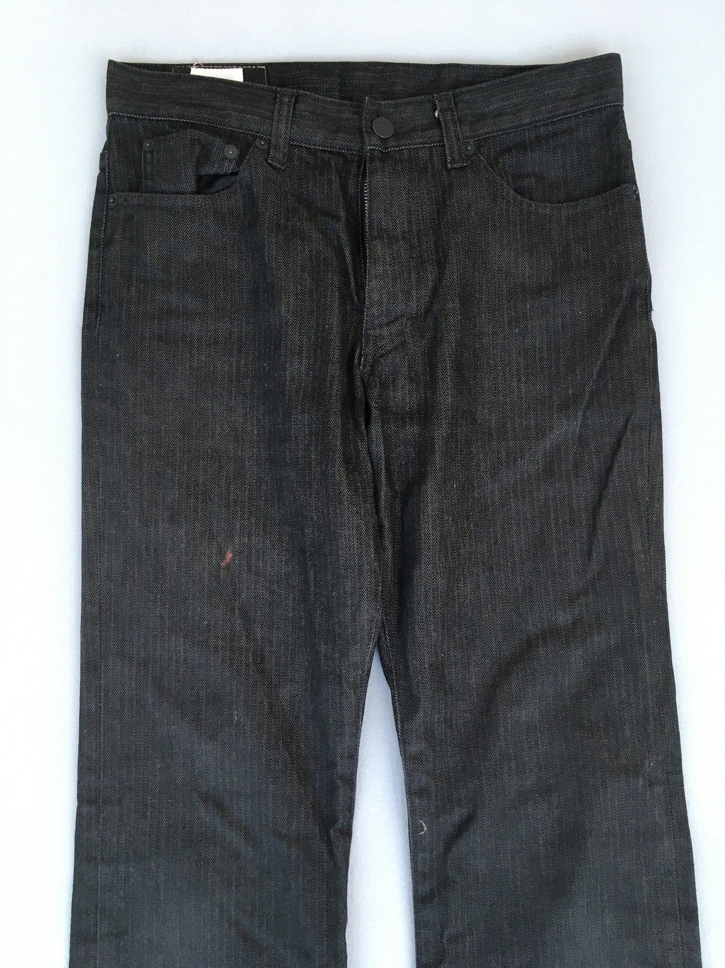 Takeo Kikuchi Japanese Herringbone Twill HBT Jeans Size 28x30.5