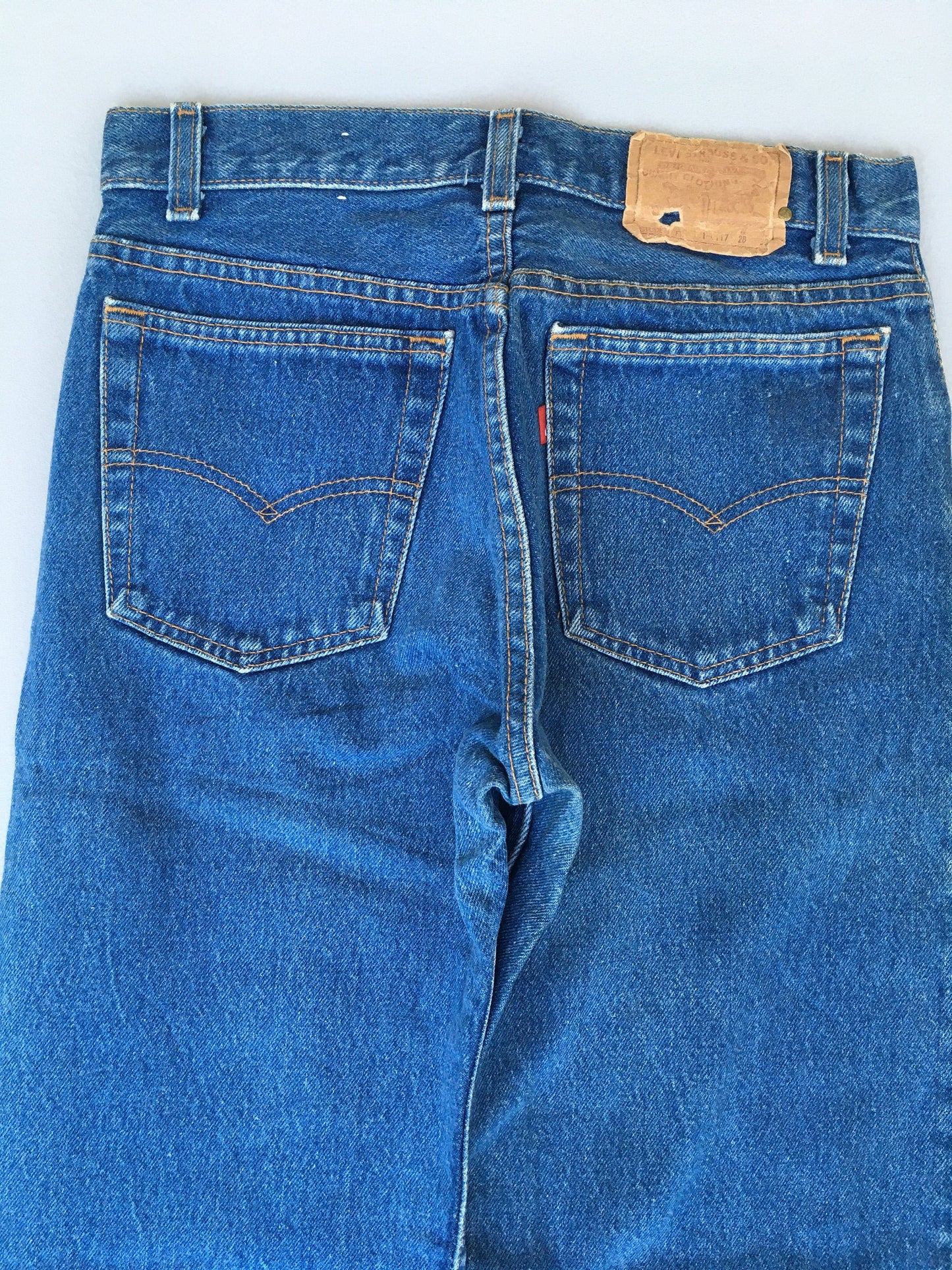 Size 27x27.5 Levis 701 Student Jeans Light Washed