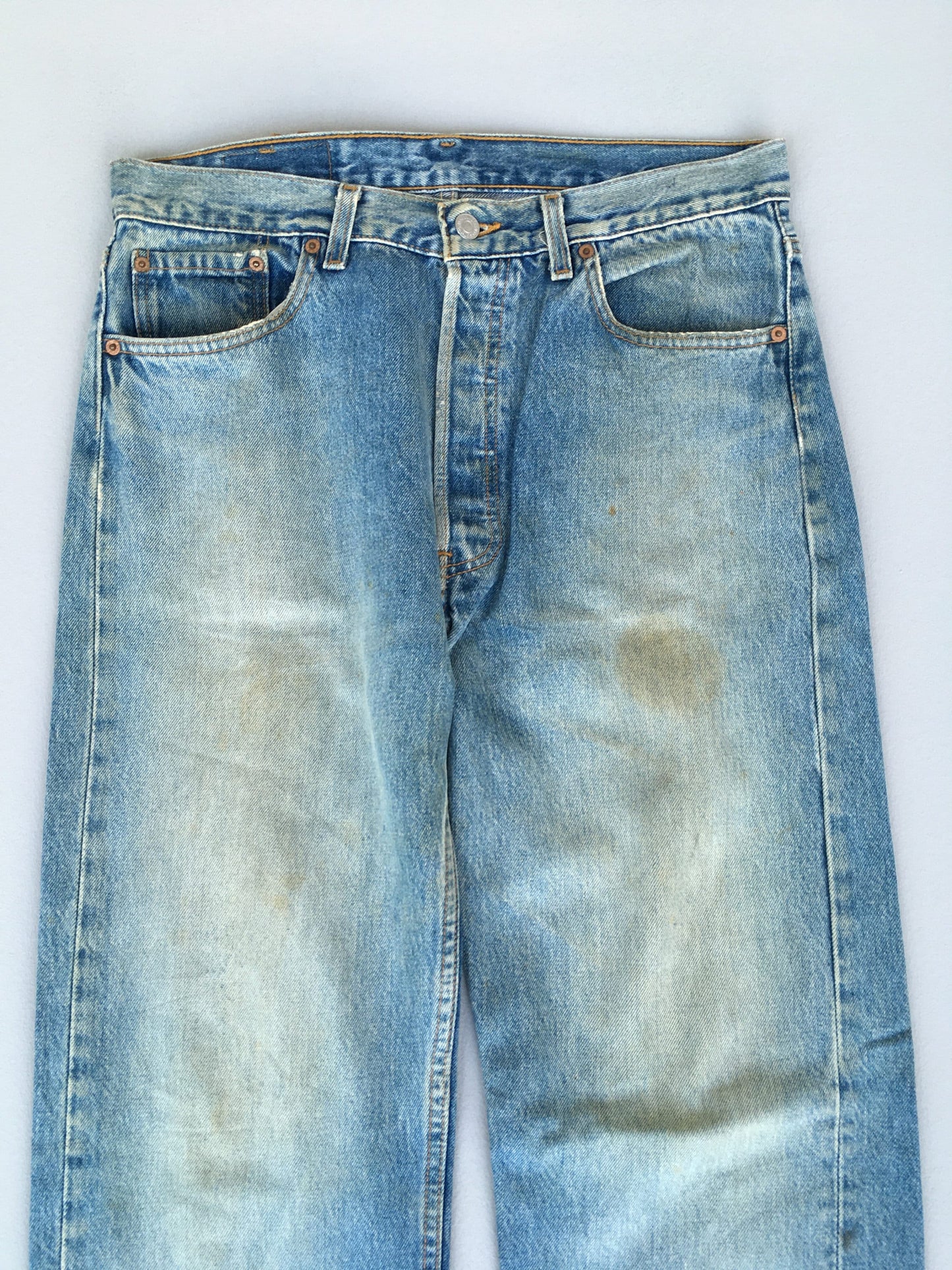 Size 32x33.5 Levi's 501 Light Wash Jeans High Waisted