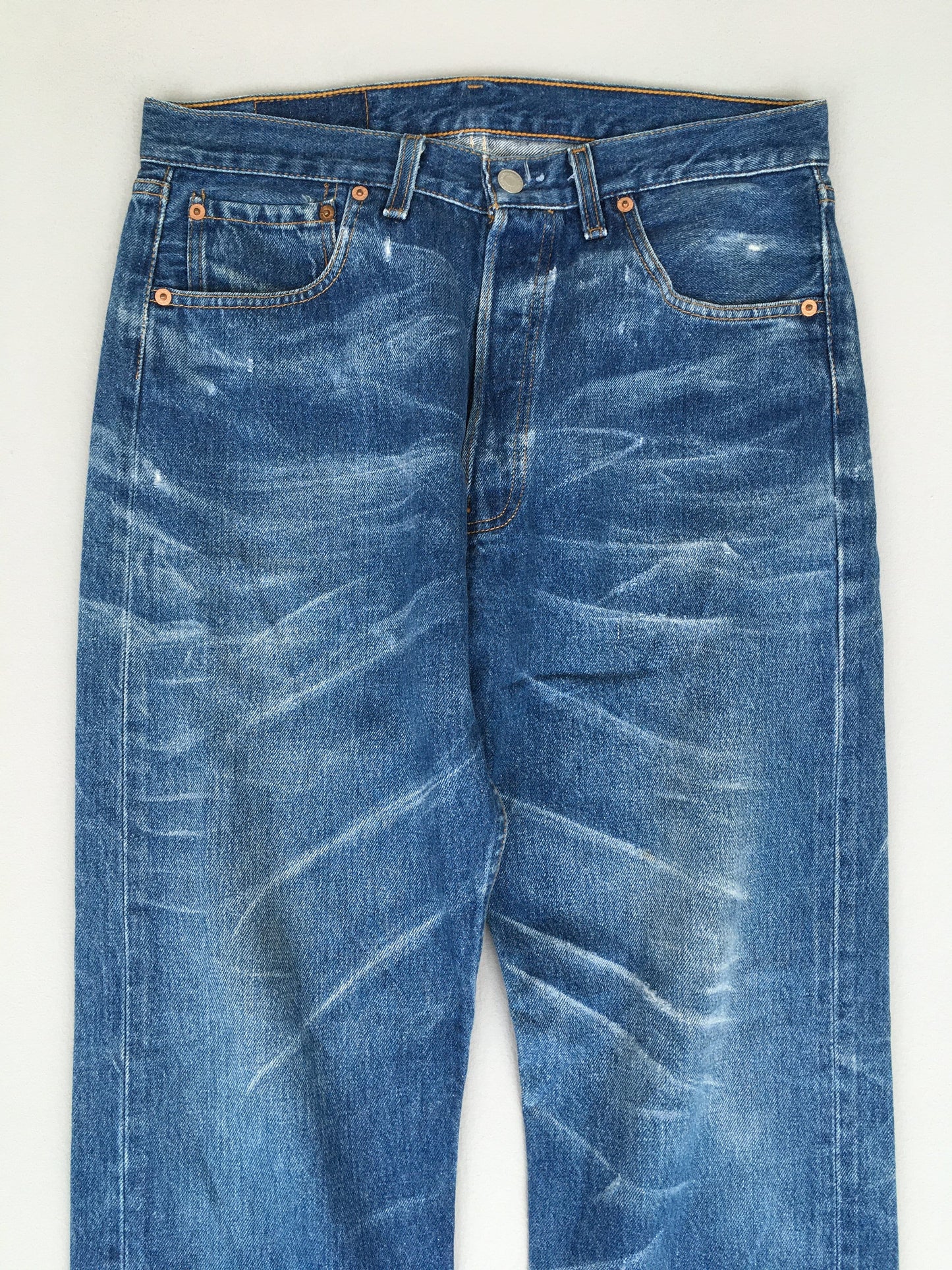 Size 30x30.5 Levi's 501 Indigo Blue Jeans