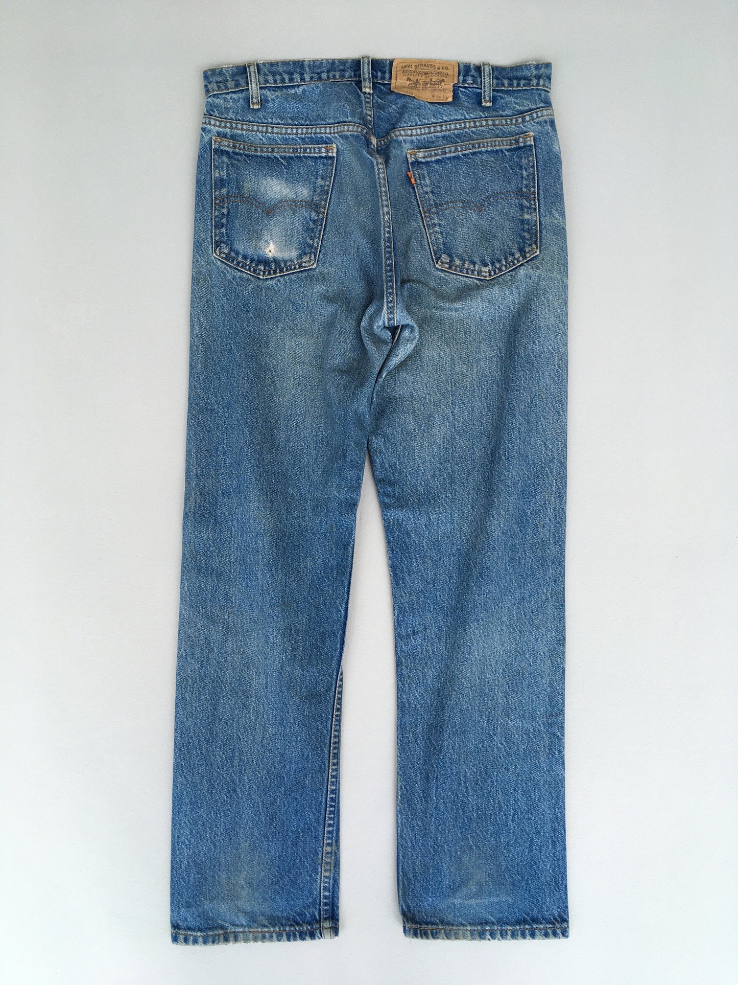 Size 32x29 Levis 505 Regular Fit Jeans Light Stonewash