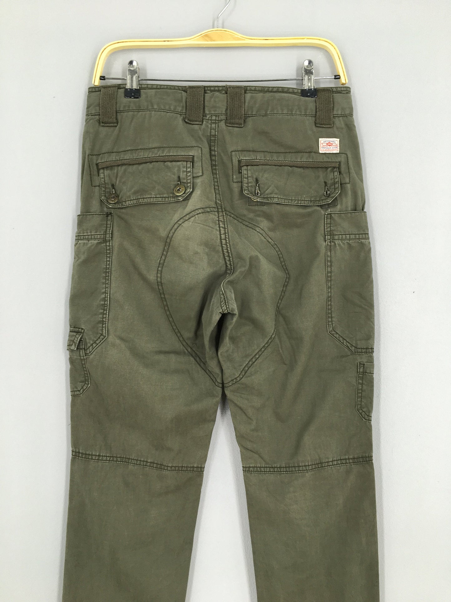 Japanese Back Number Slim Fit Cargo Pants Size 30x32