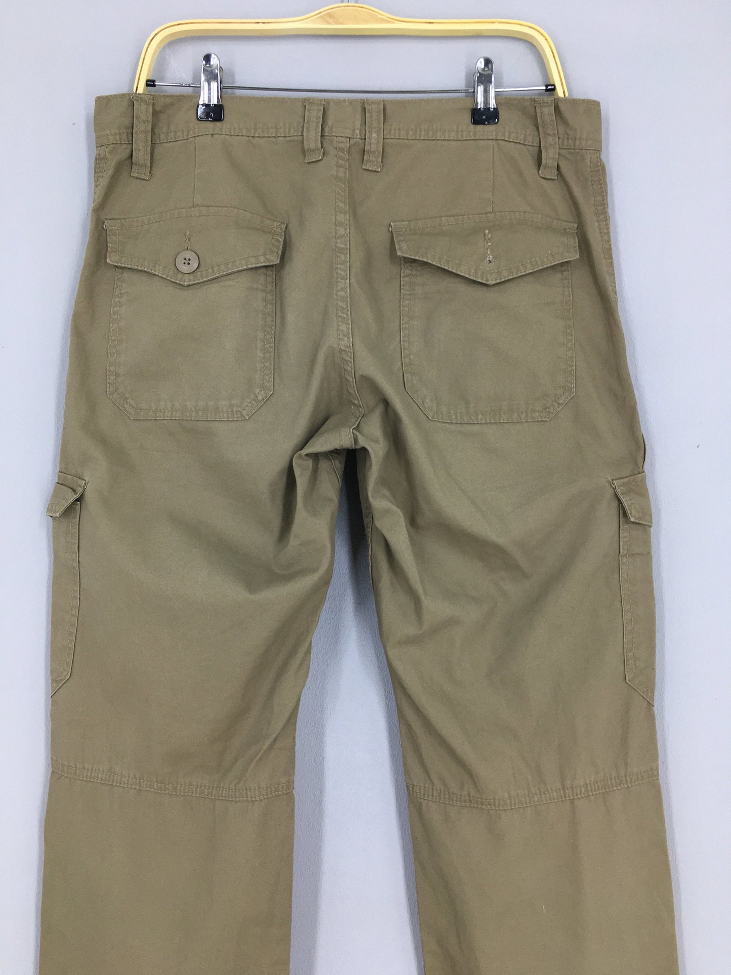 Japanese Surplus Olive Cargo Pants Size 34x32